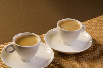 Espresso coffee cups