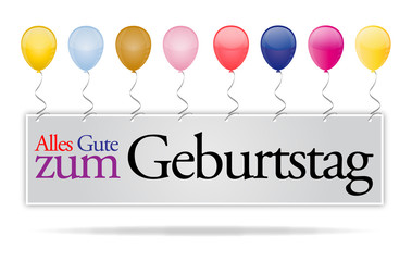 Alles Gute zum Geburtstag Schild