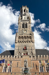 Belfry in Brugge, Belgium
