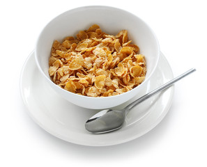 break fast cereal in a bowl