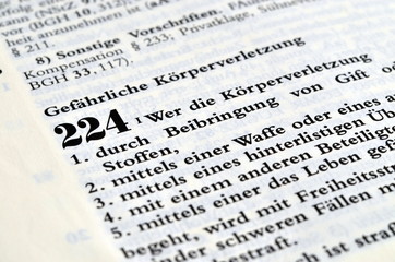 Gefährliche Körperverletzung im Strafgesetzbuch
