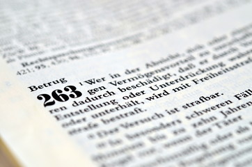 Betrug im Strafgesetzbuch