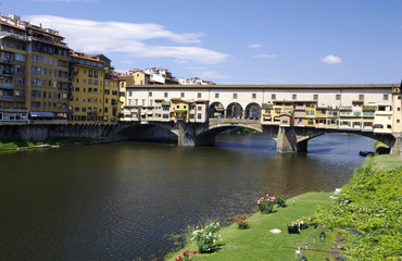 Obraz premium UNESCO WELTKULTURERBE - Ponte Vecchio - Florenz