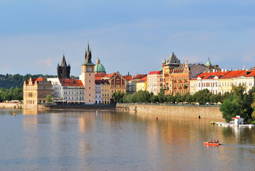 Obraz premium Prague in the evening