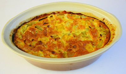 flan de courgettes en terrine