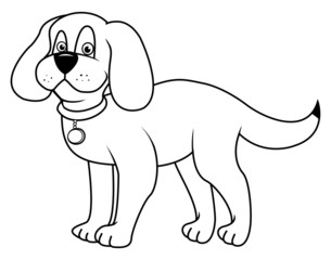 dog outline