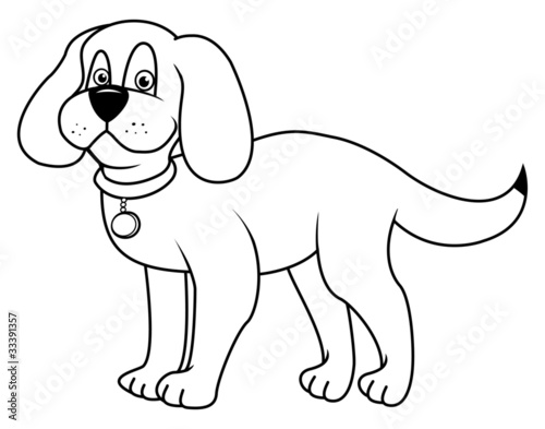 "dog outline" Stock image and royalty-free vector files on ...