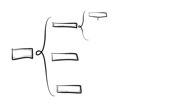 Organizational Chart Sketches (Plain + Colors)