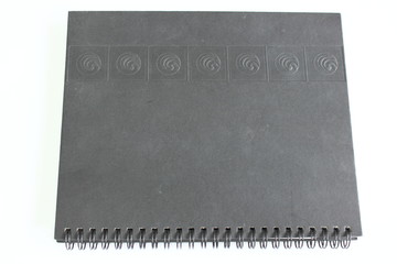 black notebook