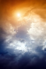 Obraz premium Dramatic sky