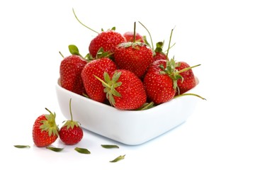 Strawberries in a bowl