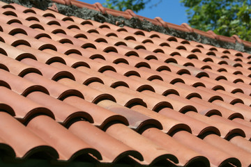 red roof tile
