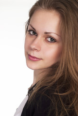 Naklejka premium portrait of a pretty girl