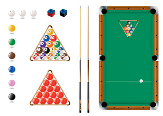 Snooker, Pool, sport icons