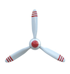 Plane propeller with 3 blades © Boki