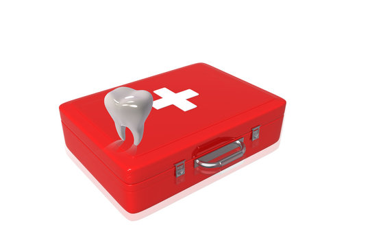 First aid box and Teeth
