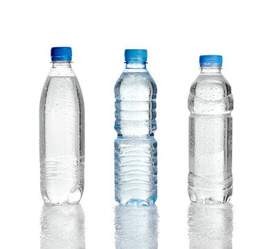 water dring plastic bottle