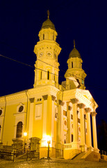 Greek Catholic Cathedral in Uzhhorod City