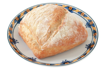 Bread on a plate