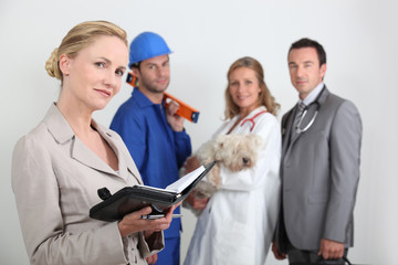 Obraz premium People from different employment backgrounds