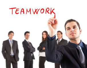 Teamwork concept