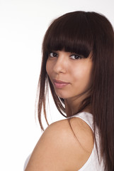 Naklejka premium beautiful girl posing