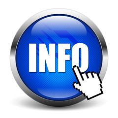 blue INFO button