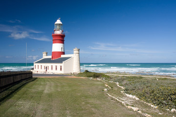 Fototapeta na wymiar Cape Agulhas Lighthouse