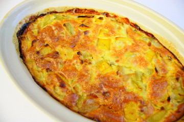 flan de courgettes en terrine