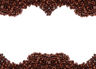 frame from coffee grains