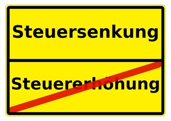 Steuersenkung vs. Steuererh&ouml;hung