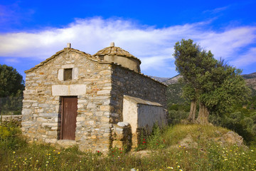 Fototapeta premium grèce,cyclades,naxos : église byzantine