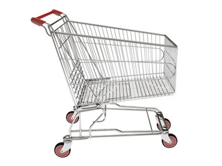 Shopping carts isolated