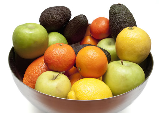 Fruta variada en un frutero