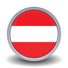 Obraz premium FLAG OF AUSTRIA ICON