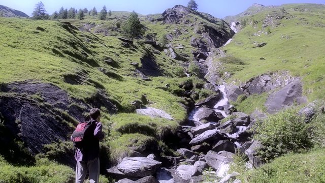 escursione sulle alpi