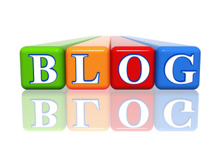 blog - colour cubes with reflection