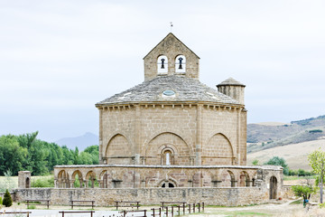 Fototapeta na wymiar Church of Saint Mary of Eunate, Way of St.James, Spain