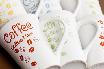 Obraz premium still life of empty coffee cups