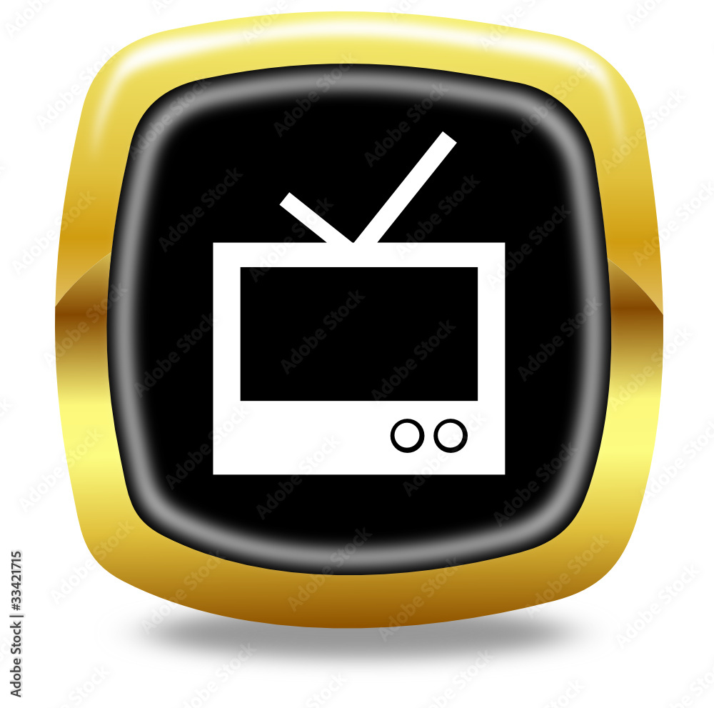 Canvas Prints tv button