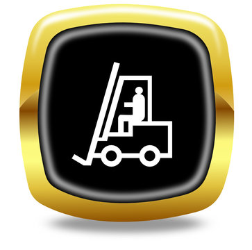 Forklift truck button