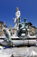 Fototapeta na wymiar Florence - Fontanna Neptuna