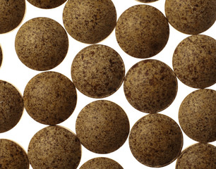 pills and vitamins on white