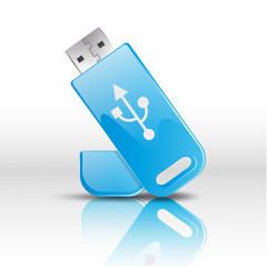 vecteur, clé usb