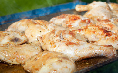 Chicken with spices