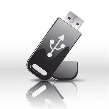 vecteur, cl&eacute; usb