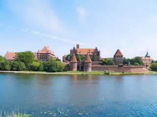 Naklejka na ściany i meble średniowieczny zamek w Malborku