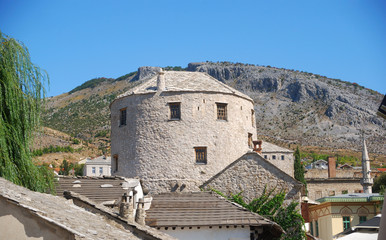 Fototapeta na wymiar Halebija Tower, Mostar, Bośnia i Hercegowina