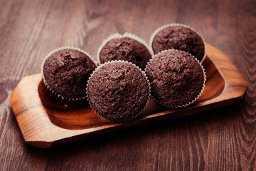 chocolate muffins