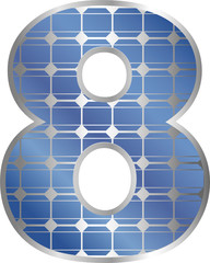 Solar Zahlen - 8
